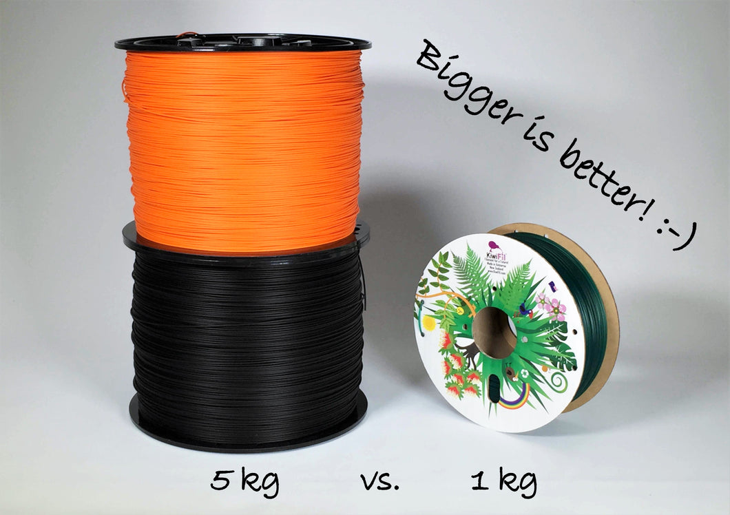 5kg 100% recycled rPETG, 1.75mm - contact us for available colours