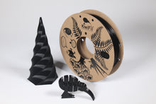 Load image into Gallery viewer, Black rPLA pro, 100% Recycled, 1.75mm, 250g