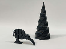 Load image into Gallery viewer, Black, Silk rPLA, Recycled print farm waste, 1.75mm, 1kg