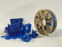 Load image into Gallery viewer, "Recycled Blue" rPLA pro, 100% Recycled 3D PRINTS, 1.75mm, 250g