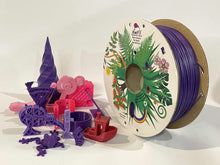 Load image into Gallery viewer, "Recycled Purple", rPLA pro, 100% Recycled 3D PRINTS, 1.75mm, 1kg