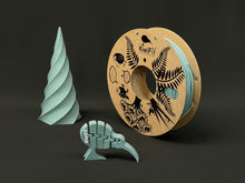 Load image into Gallery viewer, Green Marble WoolyFil rPLA, Recycled PLA with NZ wool, 250g
