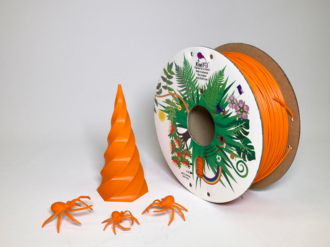 Orange rPLA pro, 100% Recycled, 1.75mm, 1kg