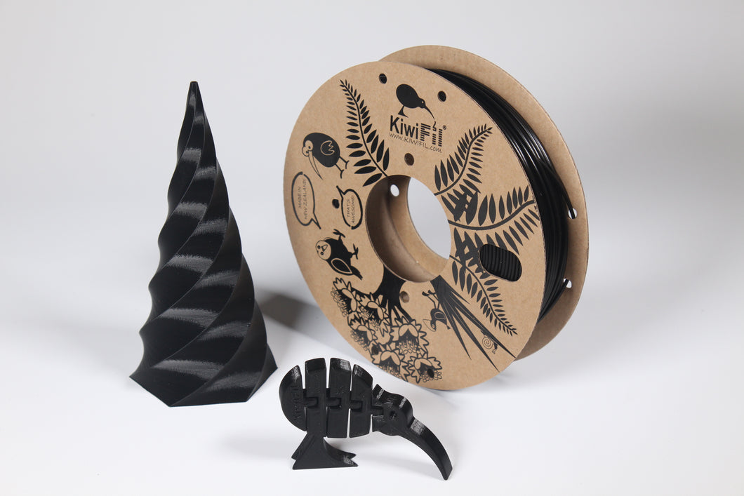 Black rPLA pro, 100% Recycled, 1.75mm, 250g