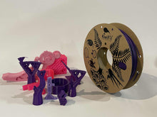 Load image into Gallery viewer, &quot;Recycled Purple&quot; rPLA pro, 100% Recycled 3D PRINTS, 1.75mm, 250g
