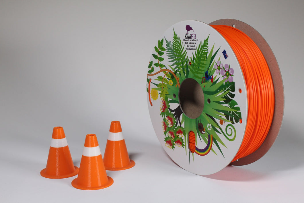 Orange rPETG, 100% Recycled, 1.75mm, 1kg