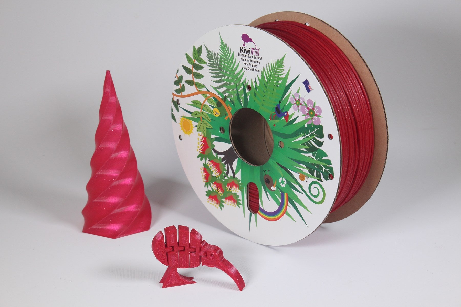 Sparkly Red PLA pro, 1.75mm, 1kg – KiwiFil