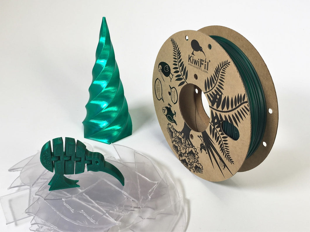 Emerald Green rPETG, 100% Recycled, 1.75mm, 250g